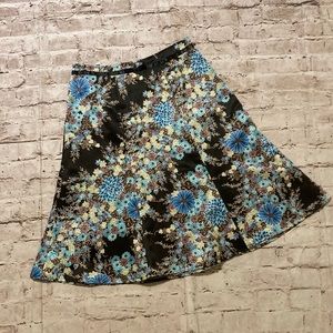 NWOT Notations oriental pattern floral skirt size PS
